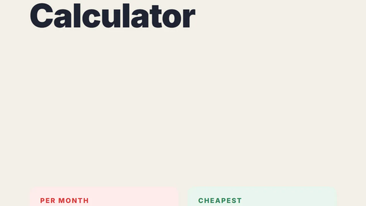 LLM API Cost Calculator cover