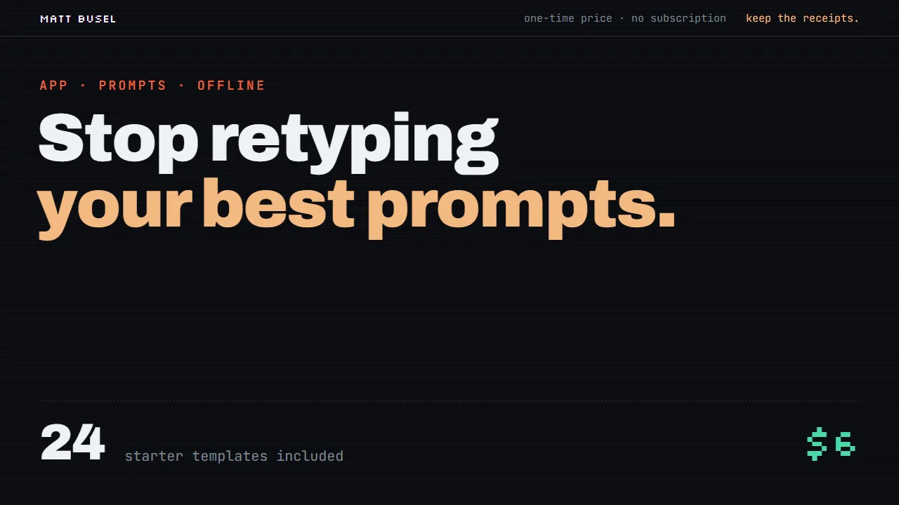 Promptbook cover